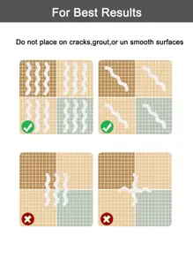 24入組波浪設計浴缸防滑黑色浴室膠黏劑條紋適用於浴室
