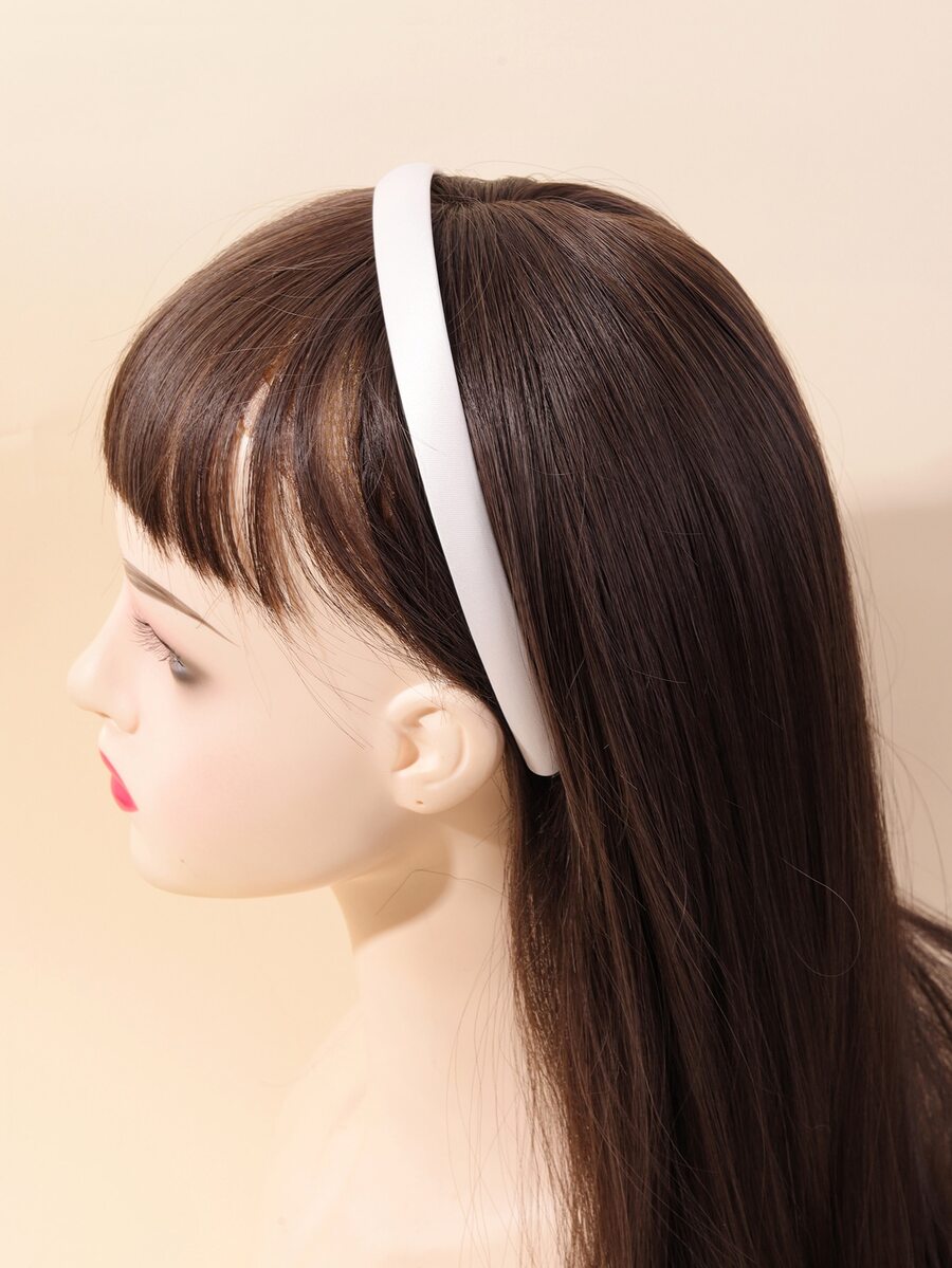 Minimalist Solid Headband - Beige - View 1