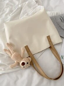 Đúng mốt , Tối giản , Giải trí , Đồ họa Chữ cái Túi tote đeo vai Với trang trí túi Cho cô gái , Cô gái tuổi teen - Nhiều màu - Xem 4