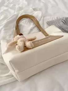 Đúng mốt , Tối giản , Giải trí , Đồ họa Chữ cái Túi tote đeo vai Với trang trí túi Cho cô gái , Cô gái tuổi teen - Nhiều màu - Xem 5