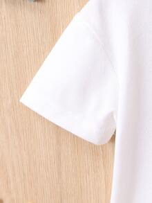 Tops em bé Hoạt hình - trắng - Xem 5