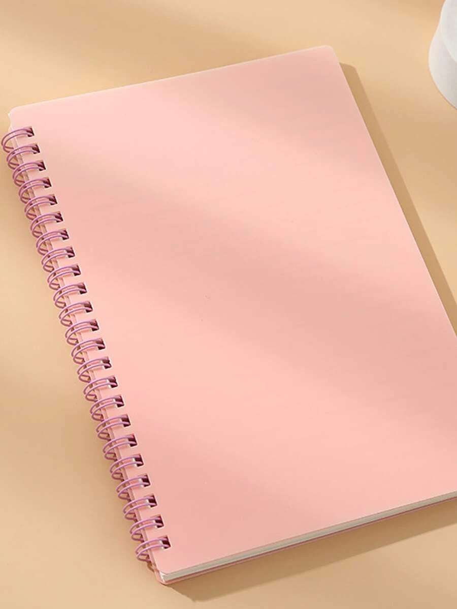 1pc Plain Spiral Notebook | SHEIN USA
