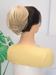 Updo de cabello corto recto sintético - Color Piano - Ver 1