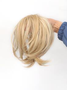 Updo de cabello corto recto sintético - Color Piano - Ver 3