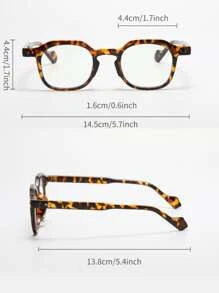 3 副几何框架眼镜 - 彩色 - 查看 3