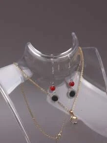 1pc/6pcs Big Neck Jewelry Display Stand - Clear - View 5