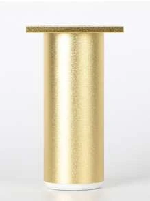 1pc Iron Table Foot Pad, Classic Golden Table Foot Pad For Home - Gold - View 2