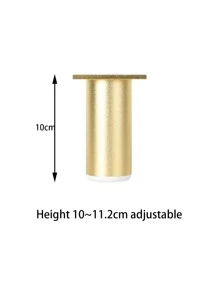 1pc Iron Table Foot Pad, Classic Golden Table Foot Pad For Home - Gold - View 5
