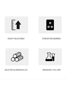 1pc Iron Table Foot Pad, Classic Golden Table Foot Pad For Home - Gold - View 3