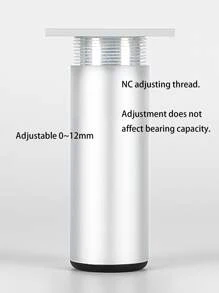 1pc Iron Table Foot Pad, Classic Golden Table Foot Pad For Home - Gold - View 7