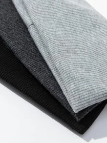 3入組素色髮帶適用於返校 - 彩色 - 查看 3