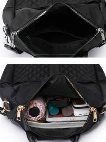 Black Lightweight Embroidered Women's Backpack,Ultra-Light Fashion Backpack,PU Leather Travel Satchel Handbag,Convertible Design Bag With PursePortable,Classic,CasualTeacher,Rookies & White-Collar WorkersPerfect For Office,Perfect For Work,School Backpack,Large Capacity,Portable,Laptop Compartment,For Teen Girls Women College Students,Boys And Men,College,Elementary School,Middle School,High School,Work,Business,Commute,Outdoors,Travel,Outings