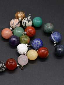 5 Cái/bộ Màu Sắc Ngẫu Nhiên Bóng Thời Trang Tự Làm Mặt Dây Chuyền Nữ Cho Tự Làm Trang Sức Làm - Nhiều màu - Xem 6