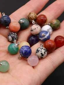 5 Cái/bộ Màu Sắc Ngẫu Nhiên Bóng Thời Trang Tự Làm Mặt Dây Chuyền Nữ Cho Tự Làm Trang Sức Làm - Nhiều màu - Xem 1