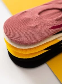 Hombres 6 pares Calcetines de rayas - Multicolor - Ver 3