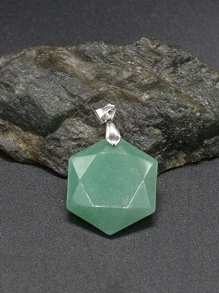 Colgante DIY piedra - Verde - Ver 1