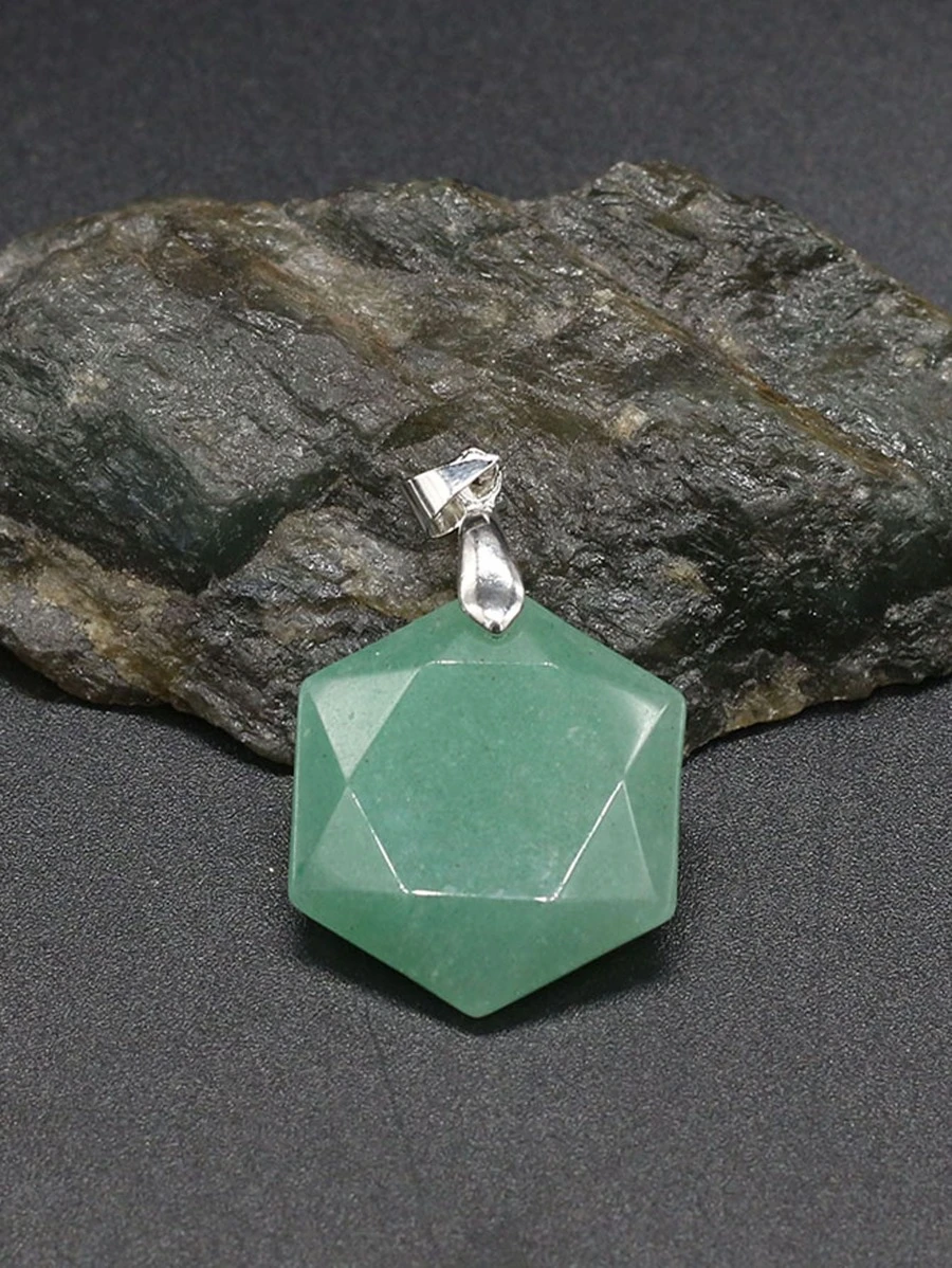 Colgante DIY piedra - Verde - Ver 1