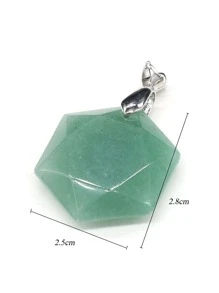 Colgante DIY piedra - Verde - Ver 4