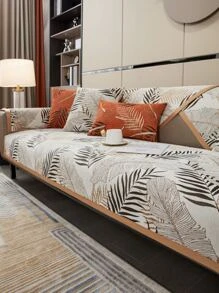 1pc Universal Four Seasons Sofa Cushion, Modern Minimalist Sofa Seat Pad - Beige - View 1