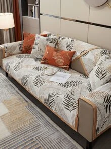 1pc Universal Four Seasons Sofa Cushion, Modern Minimalist Sofa Seat Pad - Beige - View 3