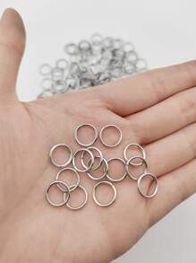 1入組極簡DIY圓形 - 銀色 - 查看 2