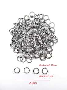 1入組極簡DIY圓形 - 銀色 - 查看 3