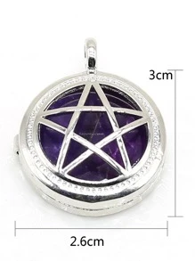 星星紫晶細節開口小盒DIY首飾配件 - 紫色 - 查看 3