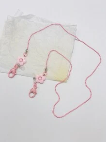 Heart & Flower Decor Face Covering Chain