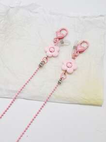 Heart & Flower Decor Face Covering Chain