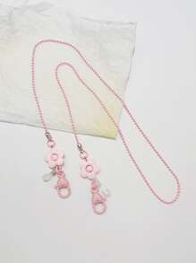 Heart & Flower Decor Face Covering Chain