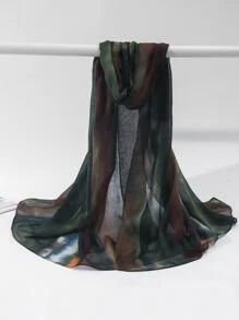 Tie Dye Scarf - Multicolor - View 3