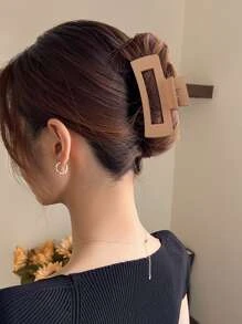 2pcs Rectangle Hair Claw - Multicolor - View 2