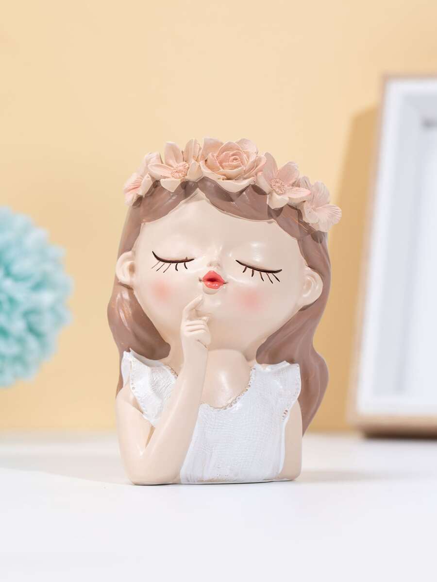1入組人物設計裝飾用品現代合成樹脂裝飾物品 - 彩色 - 查看 1