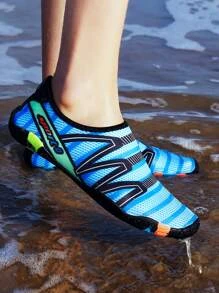 Giày thể thao nam Sọc - Xanh đậm - Xem 3