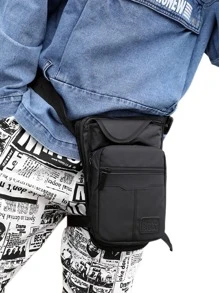 男士腿掛包腰部腰包摩托車騎手肩部斜挎包大腿臀部臀部腰帶包胸包