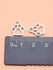 30pcs Dog Paw Shaped DIY Jewelry Pendant