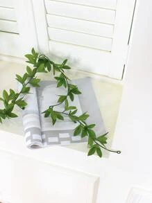1入組人造葉藤家居裝飾用綠色假藤 - 綠色 - 查看 7