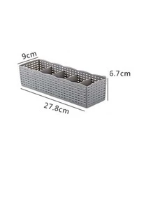 1入組編織收納籃 - 白色 - 查看 4