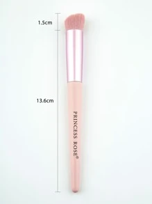 Princess Rose 1 Cọ Đánh Kem Nền Cho Trang Điểm Dạng Lỏng Cọ Trang Điểm Chuyên Nghiệp Cọ Che Khuyết Điểm Cọ Phấn Má Hồng Phấn Tạo Màu Du Lịch Buffing Contour Stippling Face Blush Concealer Cọ Trộn Chất Lỏng - Hồng - Xem 3