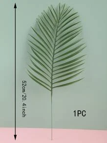 1 Nhựa Cây Nhân Tạo, Lá Nhân Tạo Trang Trí Tối Giản Cho Gia Đình, Tiệc - màu xanh lá - Xem 3