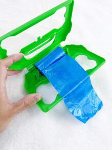 1入組便攜寵物拾便器和1卷便便袋 - 綠色 - 查看 4