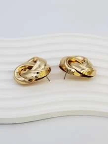 Bông tai stud - Vàng - Xem 3