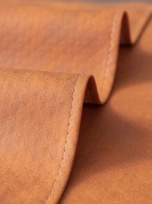 1pc Solid Color Liquid Spill Proof Sofa Protector, Minimalist Solid Color Pet Friendly, Anti-Scratch, Anti-Dirt, Anti-Slip, Suitable For All Seasons, Holiday Sofa Cover Decoration - Orange - View 8