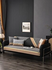 1pc Luxury All Season European Style Anti-Slip Sofa Cushion - Multicolor - View 3