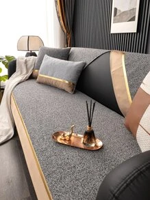 1pc Luxury All Season European Style Anti-Slip Sofa Cushion - Multicolor - View 5