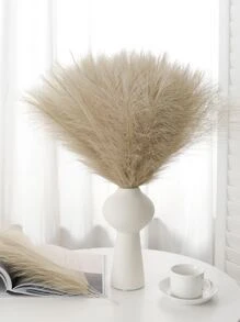 5/10/20 pezzi di erba di vimini artificiale soffice, fiori finti boho per decorazione di vasi, casa, fattoria, matrimoni, San Valentino, regali - Caffè Marrone - Visualizzare 1