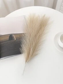 5/10/20 pezzi di erba di vimini artificiale soffice, fiori finti boho per decorazione di vasi, casa, fattoria, matrimoni, San Valentino, regali - Caffè Marrone - Visualizzare 2