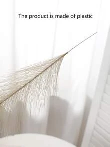 5/10/20 pezzi di erba di vimini artificiale soffice, fiori finti boho per decorazione di vasi, casa, fattoria, matrimoni, San Valentino, regali - Caffè Marrone - Visualizzare 6