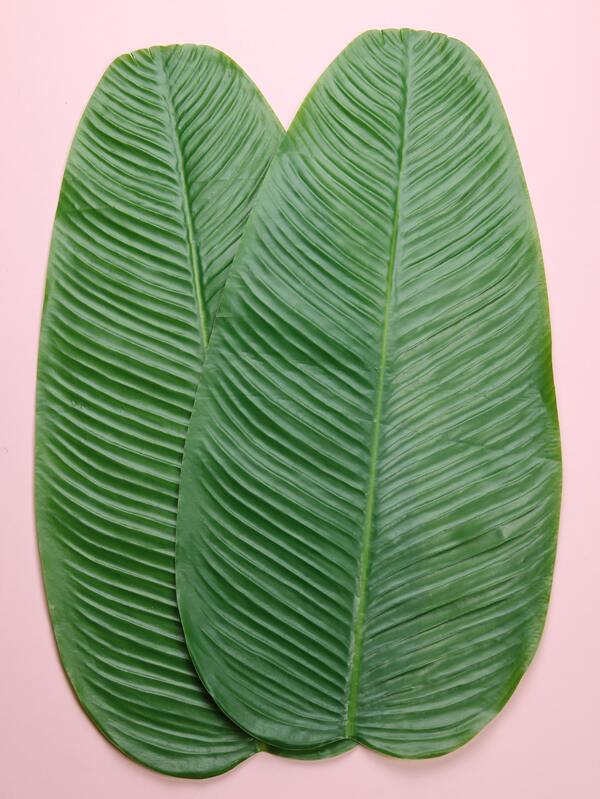 1pc Artificial Tropical Leaf, Simple Plastic Artificial Leaf For Indoor