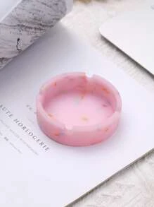 1入組矽膠創意夜光亞克力煙灰缸 - 粉色 - 查看 9